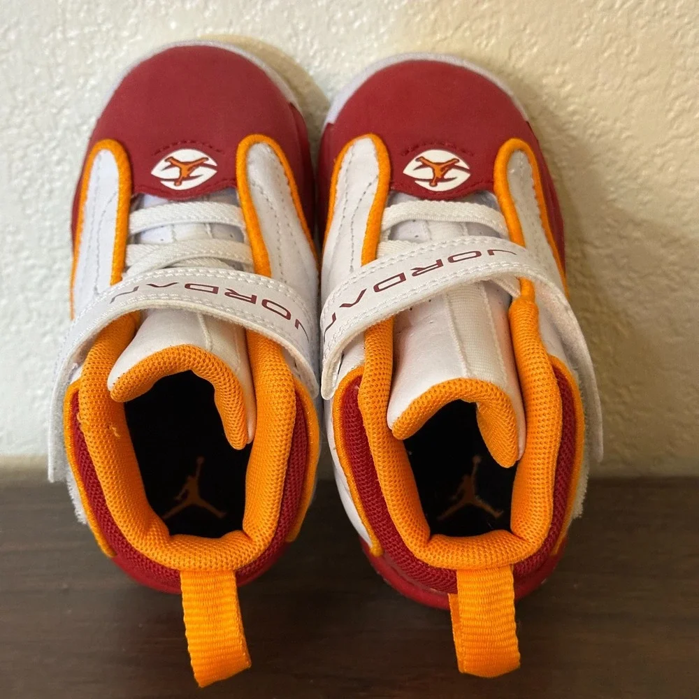 JORDAN PRO STRONG(TD) WHITE/VIVID ORANGE DC7910 168 SIZE 5C